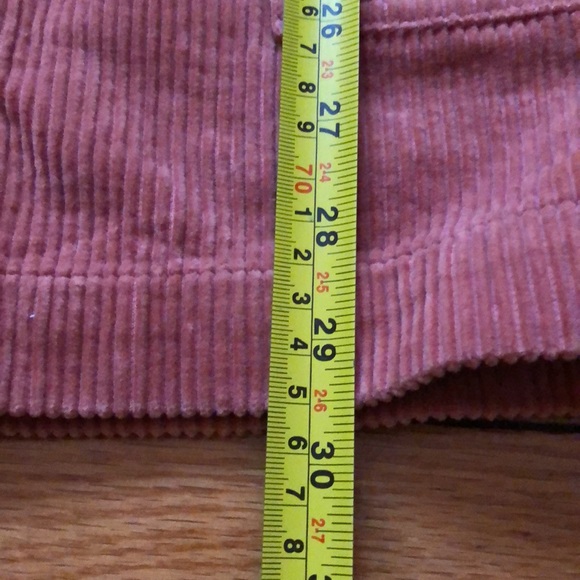 Pink Corduroy mini dress overalls - Picture 11 of 13